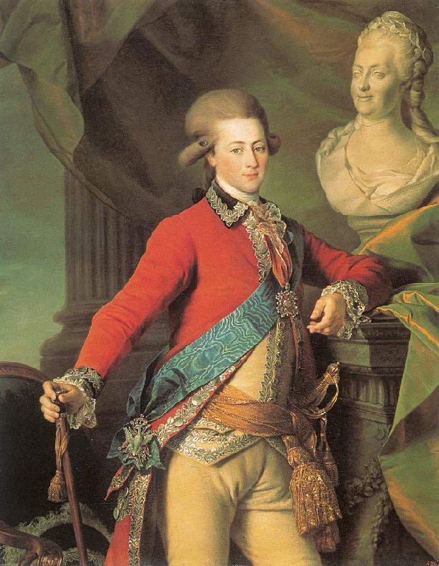  Portrait of Alexander Lanskoy, Aide-de-camp to the Empress